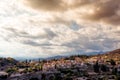 The village of Kato Drys. Larnaca District, Cyprus Royalty Free Stock Photo