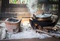 Village Kitchen rice cooking