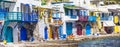 Village Klima on Milos island Royalty Free Stock Photo