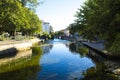 Village of L& x27;Isle-sur-la-Sorgue in the Provence France