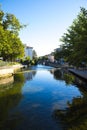 Village of L& x27;Isle-sur-la-Sorgue in the Provence France