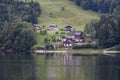 Village in lake grundlsee, Austria