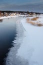 The village on Lake Seliger Royalty Free Stock Photo