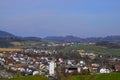 village. landscape. German country. Little town.