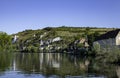 Les Andelys commune on the banks of Seine, Upper Normandy Royalty Free Stock Photo