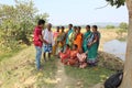 Village level fish farming training of tribal women of self help group shg of odisha by fishery officer