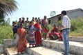 Village level fish farming training of tribal women of self help group shg of odisha by fishery officer