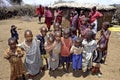 Village life of Maasai people in Kenya