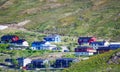 Village and local houses in Norway