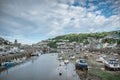 Village of Looe on the south coast of Cornwall Royalty Free Stock Photo