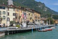 The village of Lovere on lake Iseo in Italy