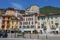 The village of Lovere on lake Iseo in Italy