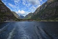 Village Lysebotn on the end of Lysefjord in Norway