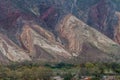 Colorful rock called Paleta del Pintor Royalty Free Stock Photo