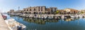 Village of Marseillan in summer, in HÃÂ©rault in Occitanie, France Royalty Free Stock Photo