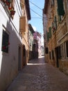 Village mediterranean street travel holiday Royalty Free Stock Photo