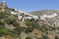 The village Menetes on Karpathos, Greece