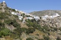The village Menetes on Karpathos, Greece Royalty Free Stock Photo