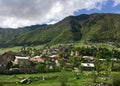 The village of Mestia, Georgia