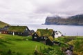 Village of Mikladalur, Faroe Islands, Denmark Royalty Free Stock Photo