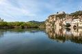 Village of Miravet in Tarragona, Catalonia, Spain Royalty Free Stock Photo