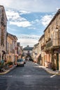 The village of Monpazier, in the Dordogne-PÃÂ©rigord region, France.