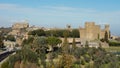 The village of montalcino in tuscany