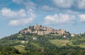 Village of Montelparo in Le Marche Region of Italy