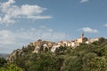 Village of Montemaggiore in the Balagne region of Corsica Royalty Free Stock Photo