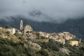 Village of Montemaggiore in Corsica Royalty Free Stock Photo