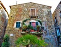 village of montemerano tuscany italy