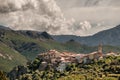 Village of Montmaggiore in Corsica Royalty Free Stock Photo