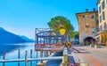 The village of Morcote on Lake Lugano, Switzerland