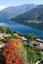 The village of Morcote on lake Lugano, Switzerland