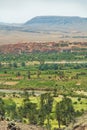 Village among Moroccan hills Royalty Free Stock Photo