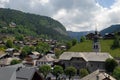 Saint Mary Magdalene Church in Morzine, France Royalty Free Stock Photo