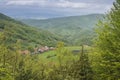 Village at the mountain Royalty Free Stock Photo