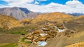 Hikkim Village in Lahaul Spiti valley India Royalty Free Stock Photo