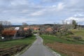 Village in the mountains of Hunedoara,Romania Royalty Free Stock Photo