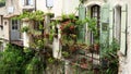 The village of Moustiers-Sainte-Marie, France, Europe Royalty Free Stock Photo