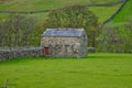 A Barn at Muker, Upper Swaledale, Yorkshire Dales, North Yorkshire, England UK Royalty Free Stock Photo