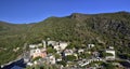 The village of Nonza, in Cap Corse, Corsica, France Royalty Free Stock Photo