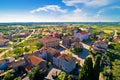 Village of Nova Vas in Istria aerial view Royalty Free Stock Photo