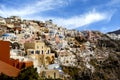 The village of Oia on the cliffs of Santorini, Greece Royalty Free Stock Photo
