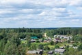 The village of Okovtsy in the Selizharovsky municipal district of the Tver region, located 24 km south of Selizharovo on the Pyros