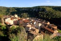 Village with old beautiful houses in Provence, France. Royalty Free Stock Photo