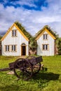 The houses and rural cart