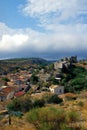 Village with old houses in France