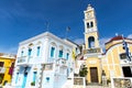 The village Olympos in north of Karpathos island Royalty Free Stock Photo