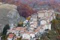 The village of Opi at Abruzzo National Park Royalty Free Stock Photo